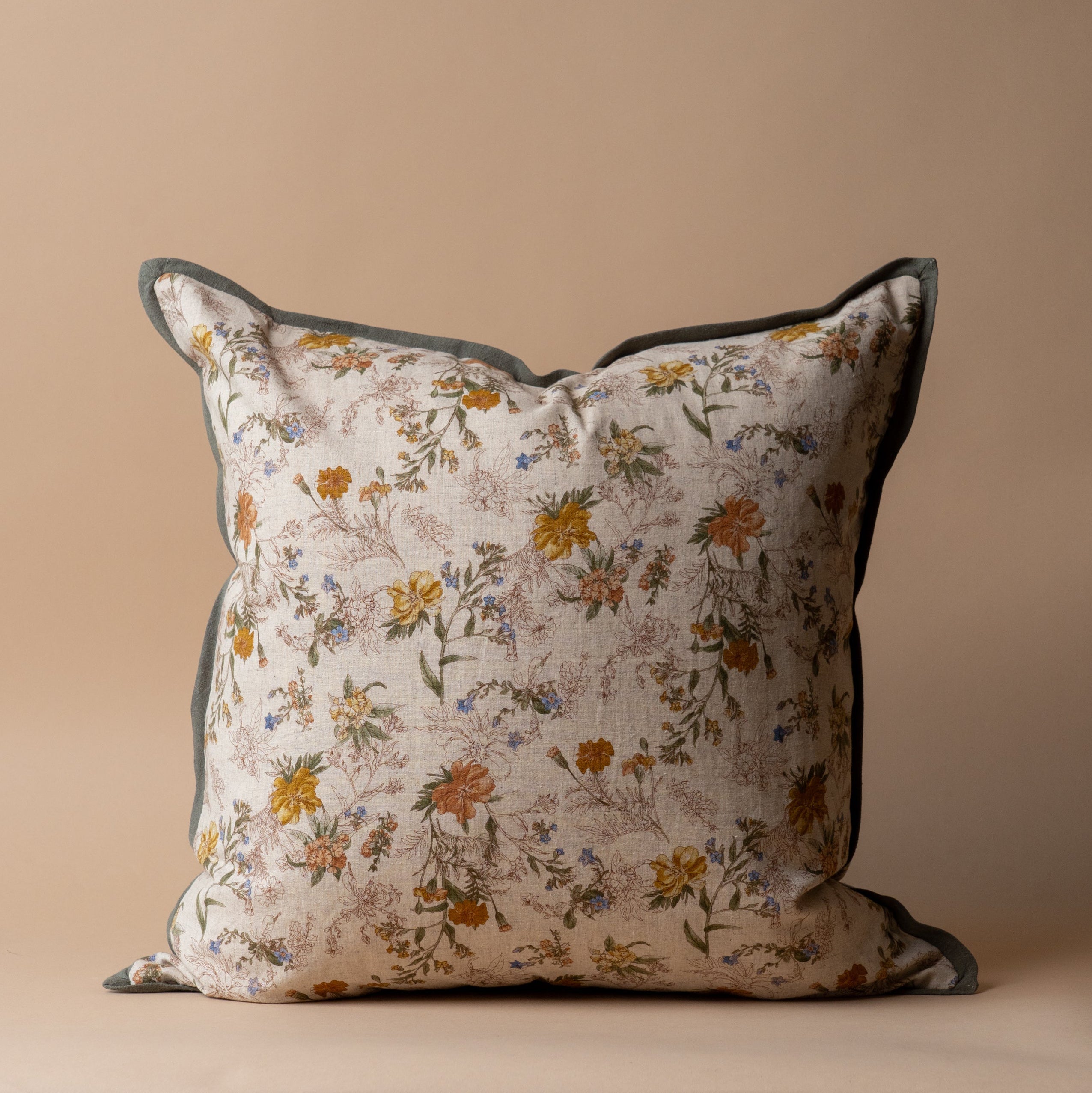 Sophie Pillow Cover 1 - PILLOWS - Linen - neutral Rug & Weave Pillows 20" x 20"