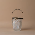 Vintage Glass Ice Bucket 0-a-VINTAGE-pot Rug & Weave