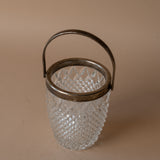 Vintage Glass Ice Bucket 0-a-VINTAGE-pot Rug & Weave