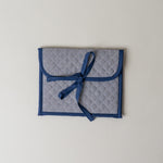 Quilted Gingham Kindle Sleeve kindle sleeve Rug & Weave Pillows Navy