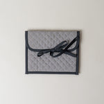 Quilted Gingham Kindle Sleeve kindle sleeve Rug & Weave Pillows Black