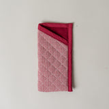 Quilted Gingham Glasses Sleeve