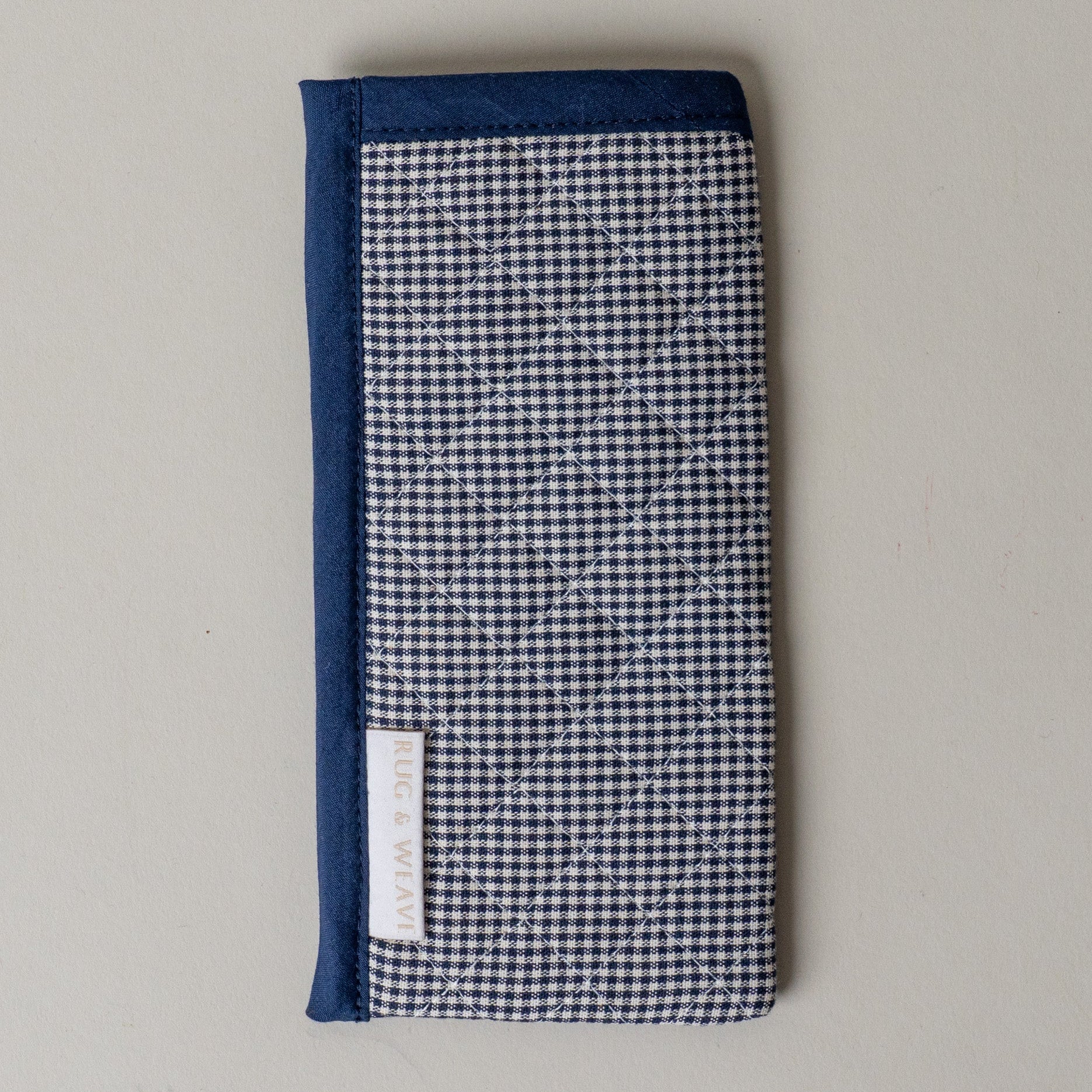 Quilted Gingham Glasses Sleeve glasses sleeve Rug & Weave Pillows