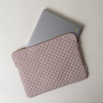 Quilted Gingham Laptop Sleeve laptop sleeve Rug & Weave Pillows