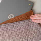 Quilted Gingham Laptop Sleeve laptop sleeve Rug & Weave Pillows