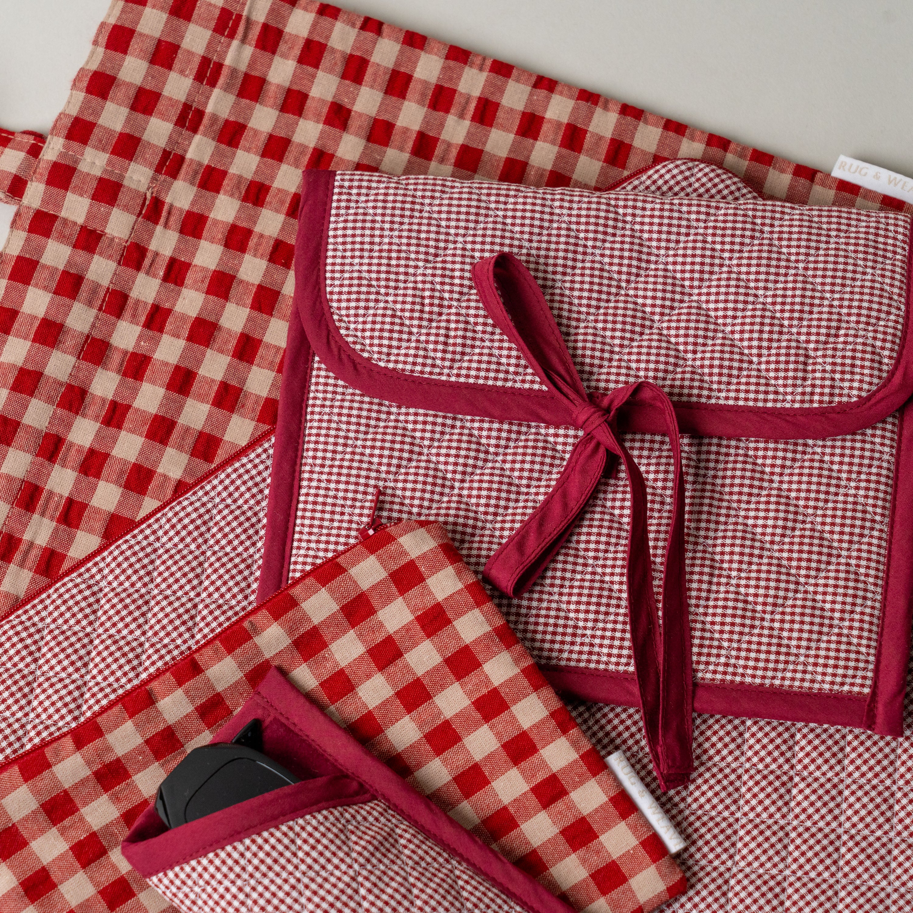 Quilted Gingham Kindle Sleeve kindle sleeve Rug & Weave Pillows