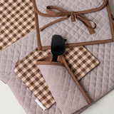 Quilted Gingham Glasses Sleeve