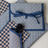 Quilted Gingham Kindle Sleeve kindle sleeve Rug & Weave Pillows