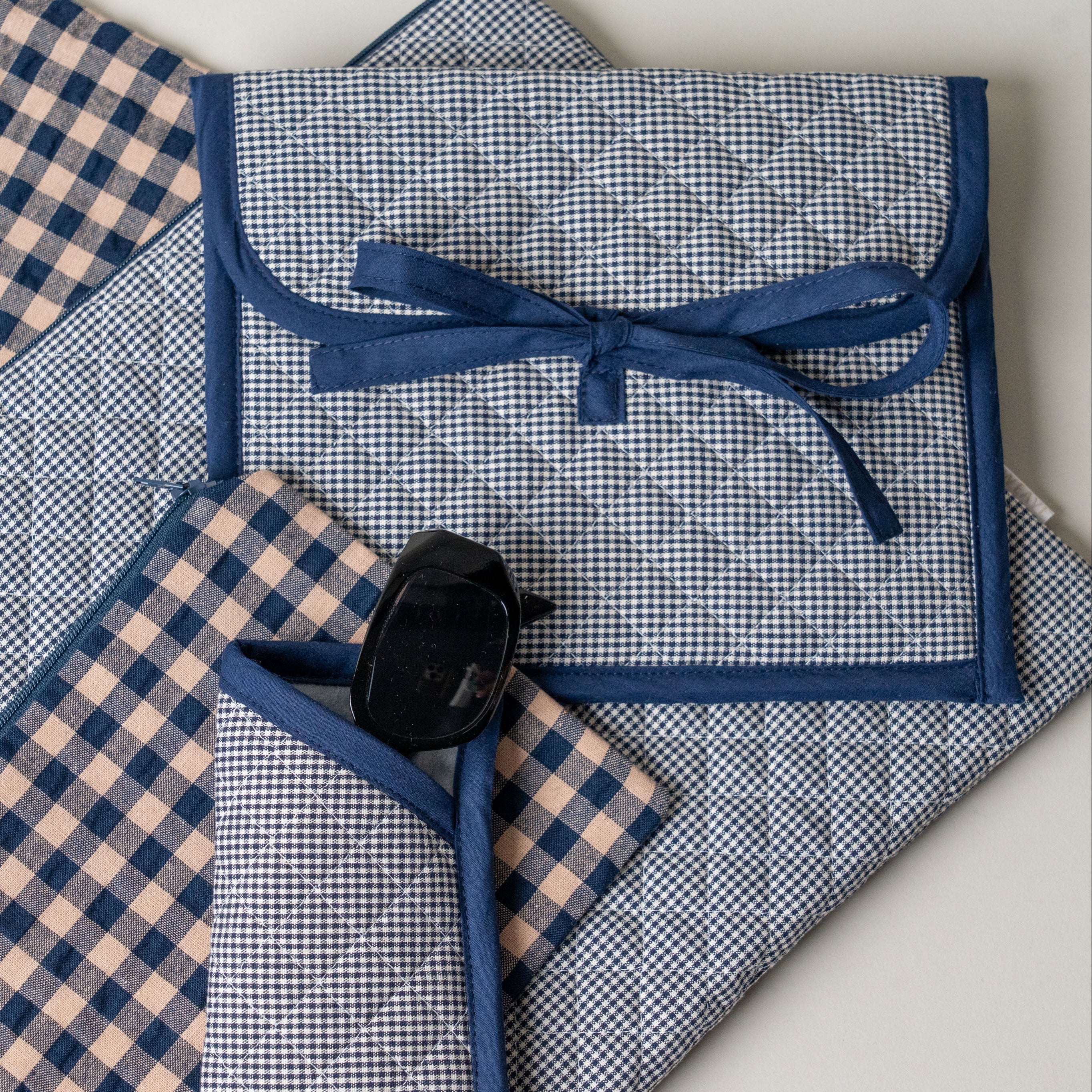 Quilted Gingham Kindle Sleeve kindle sleeve Rug & Weave Pillows