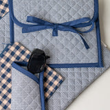 Quilted Gingham Glasses Sleeve