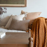 Oatmeal Ruffle Pillow Cover 1 - PILLOWS - Linen - neutral Rug & Weave Pillows