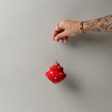 Handmade Paper Mache Ornament  - Layered Shape