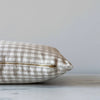 R&W Gingham Long Lumbar Pillow Cover