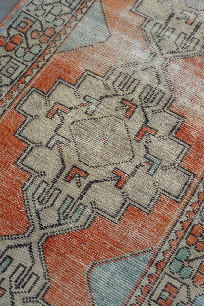 2'9" x 10'1" Vintage Oushak Rug RUGS - vintage Rug & Weave Rugs