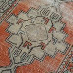 2'9" x 10'1" Vintage Oushak Rug RUGS - vintage Rug & Weave Rugs