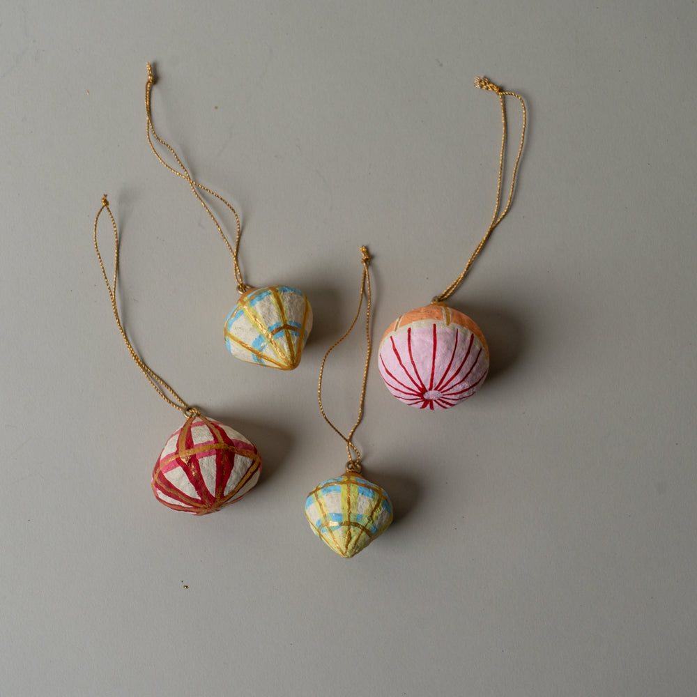 Mini Handmade Paper Mache Ornament CHRISTMAS 2026 Creative Co-op (DYA)