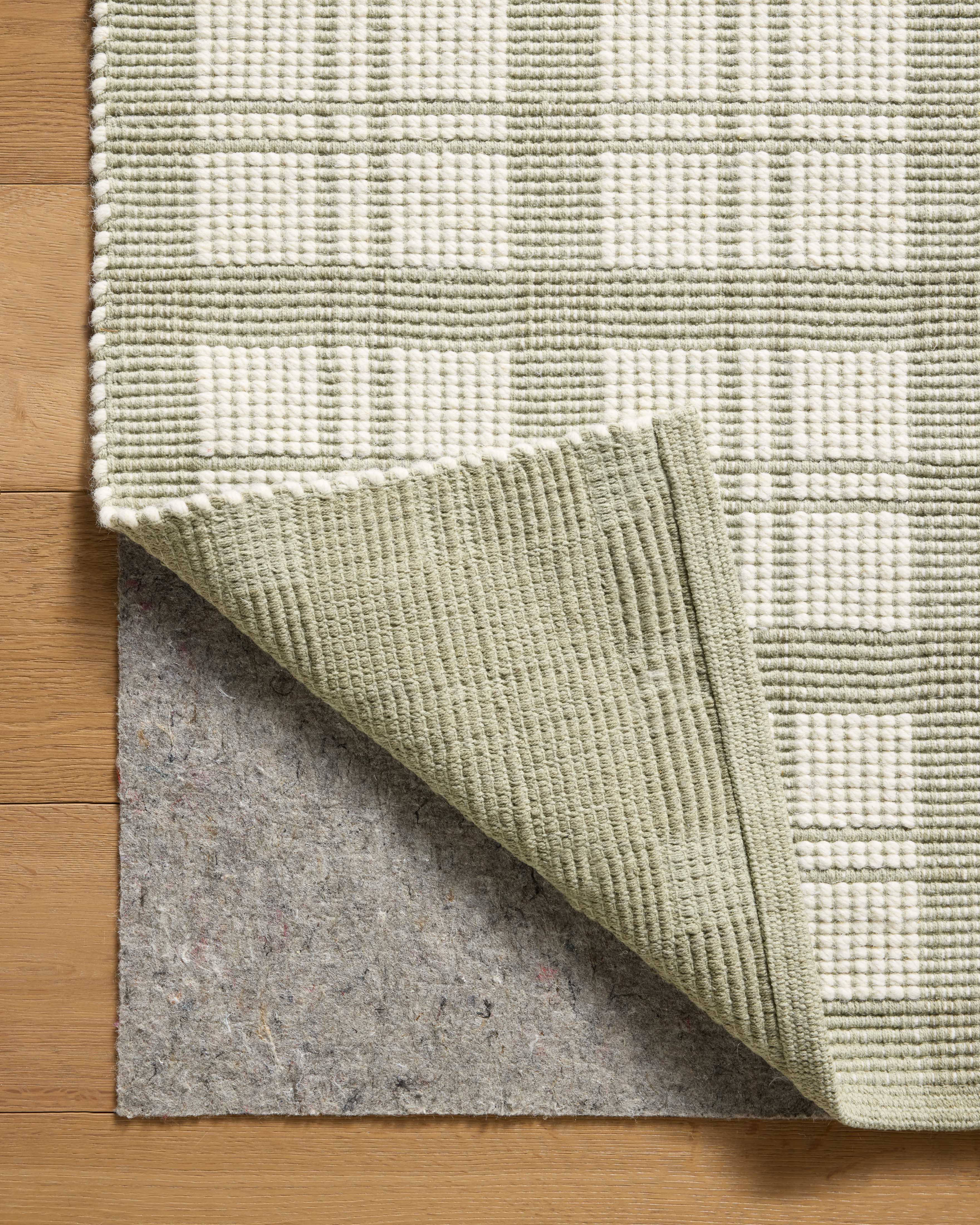 Magnolia Home by Joanna Gaines x Loloi Ryder Sage / Ivory Rug RUGS - cotton Loloi 18" x 18" sample