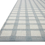 Magnolia Home by Joanna Gaines x Loloi Ryder Blue / Ivory Rug RUGS - cotton Loloi 18" x 18" sample