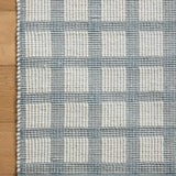 Magnolia Home by Joanna Gaines x Loloi Ryder Blue / Ivory Rug RUGS - cotton Loloi 18" x 18" sample