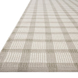 Magnolia Home by Joanna Gaines x Loloi Ryder Stone / Ivory Rug RUGS - cotton Loloi 18" x 18" sample