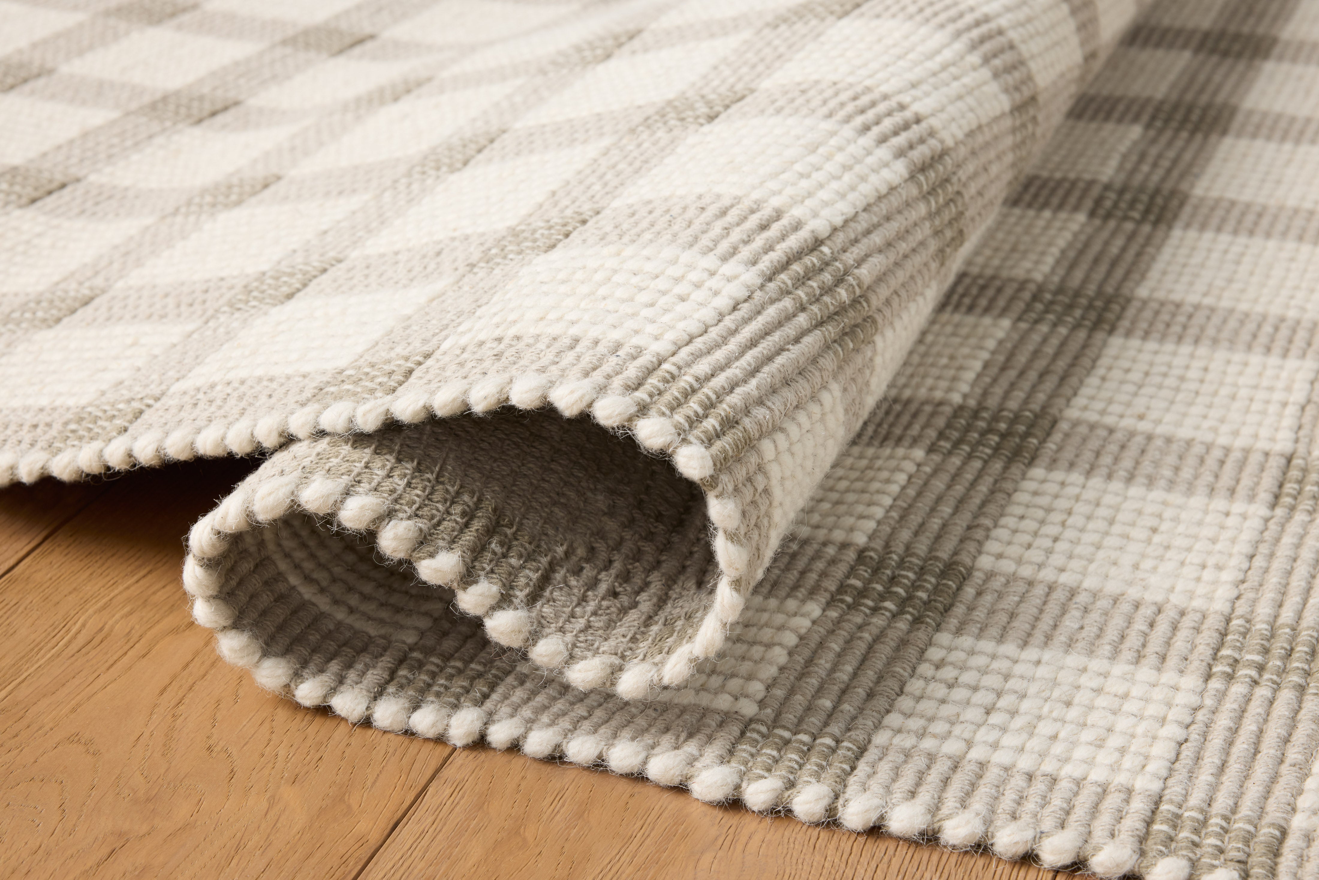 Magnolia Home by Joanna Gaines x Loloi Ryder Stone / Ivory Rug RUGS - cotton Loloi