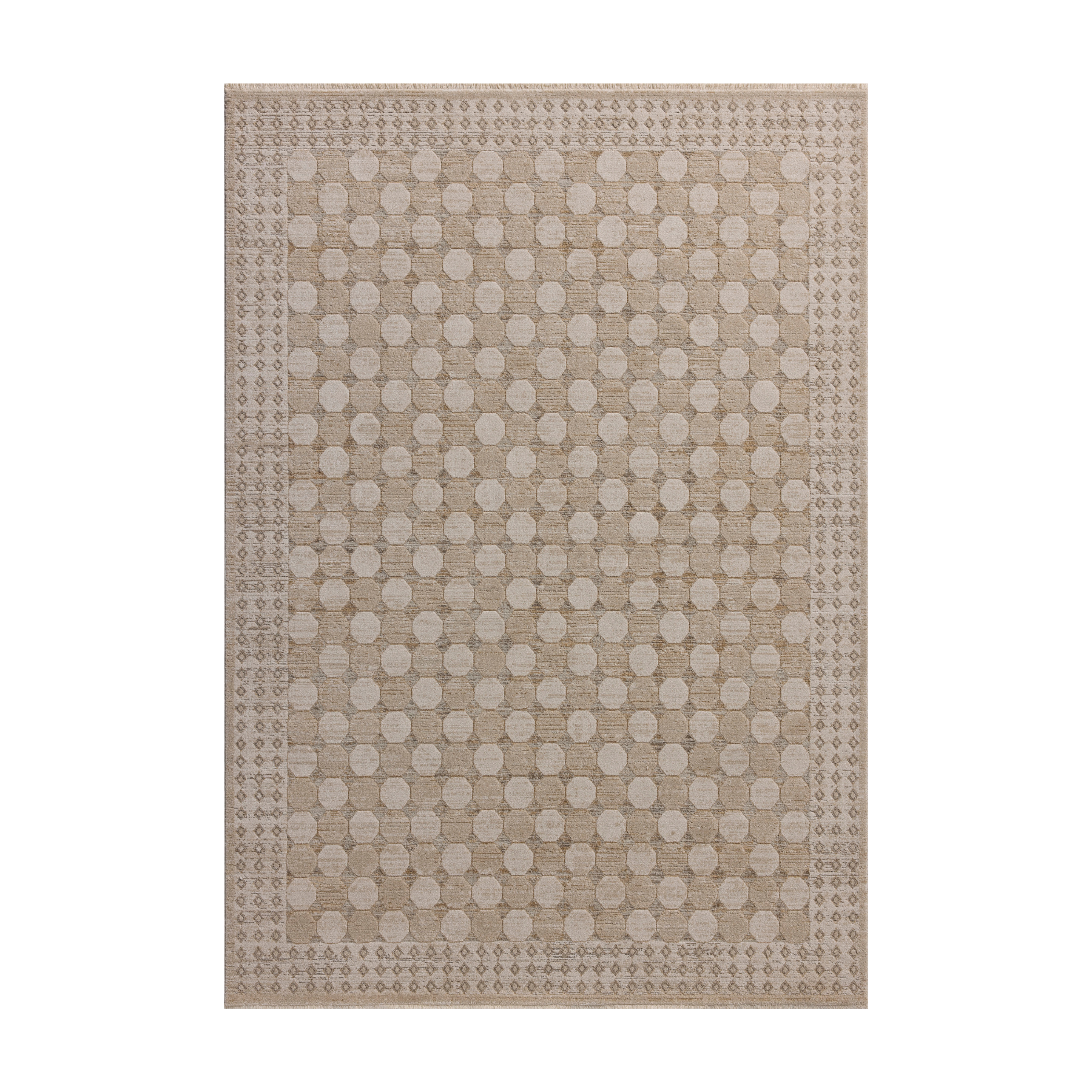 Amber Lewis x Loloi Cali Taupe / Natural RUGS - patterned Loloi 18" x 18" Sample