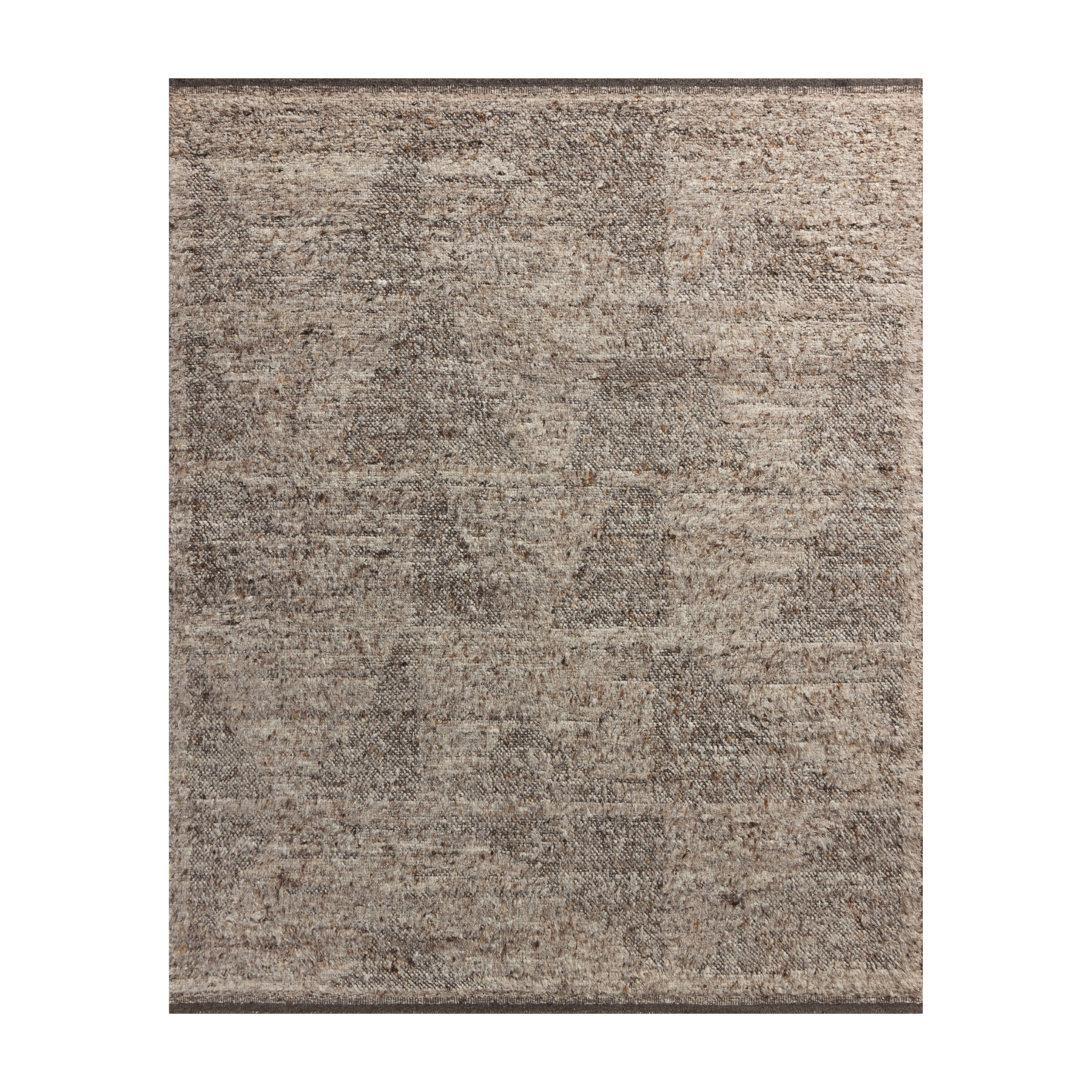 Amber Lewis x Loloi Suki Graphite / Bark RUGS - neutral Loloi 18" x 18" sample