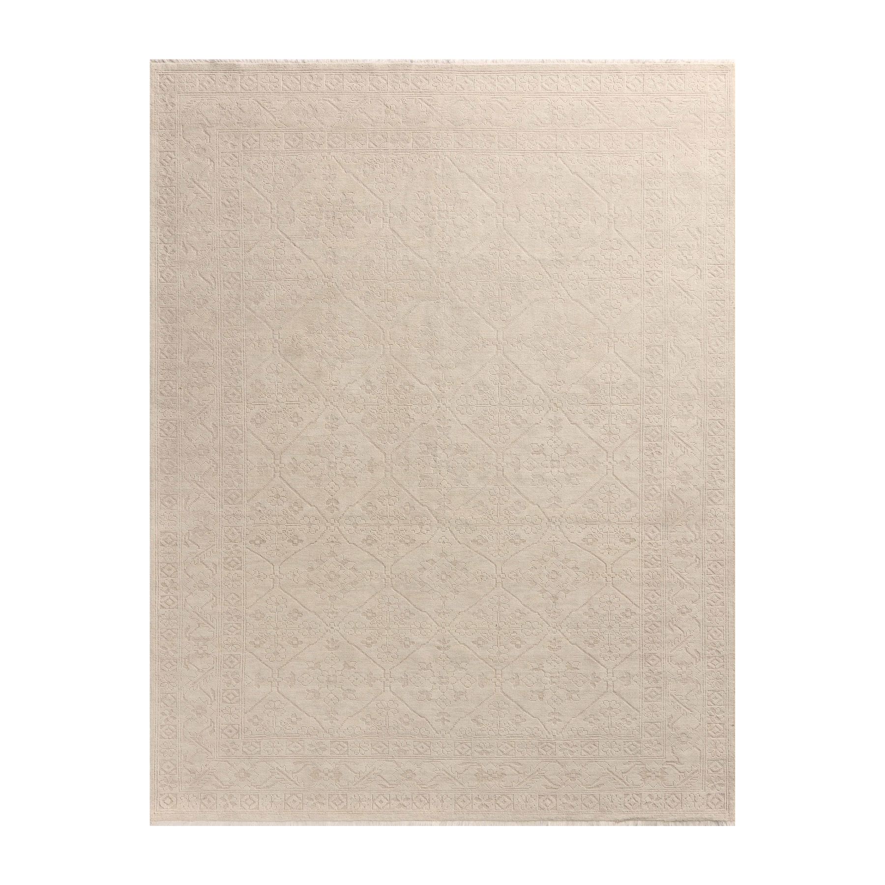 Magnolia Home by Joanna Gaines x Loloi Ruth Ivory / Ivory RUGS - patterned Loloi
