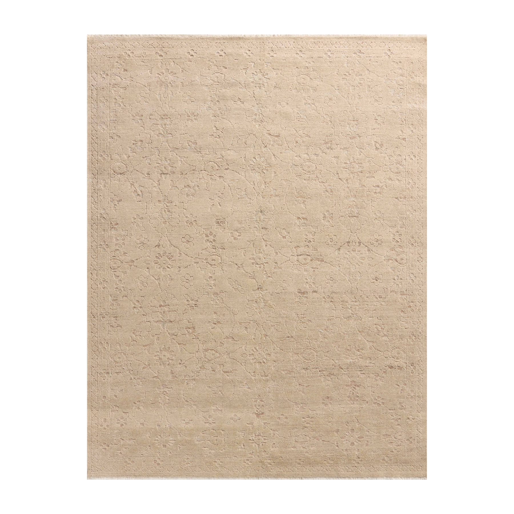 Magnolia Home by Joanna Gaines x Loloi Ruth Natural / Clay RUGS - solid Loloi
