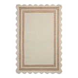 Chris Loves Julia x Loloi Scottie Ivory / Rust Rug
