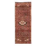 3'10" x 10'0" Vintage Hamadan Rug