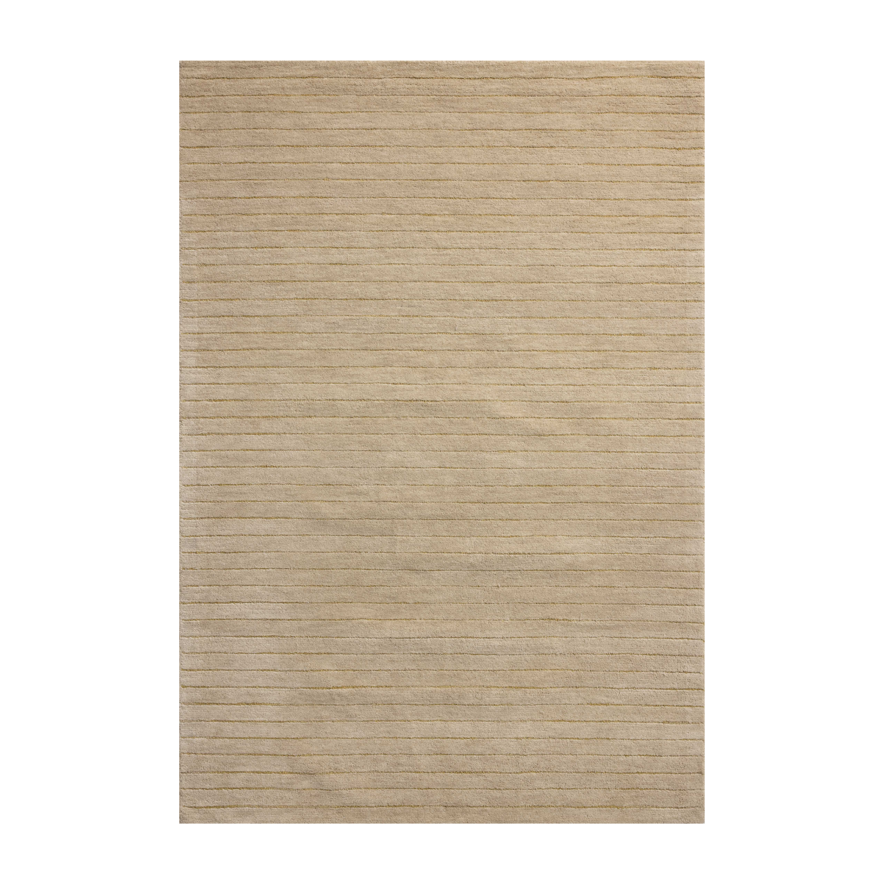 Chris Loves Julia x Loloi Henry Beige / Wheat Rug RUGS - striped Loloi 18" x 18" Sample