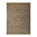 OVERSTOCK RUG - Magnolia Home by Joanna Gaines x Loloi Junie Lagoon / Natural Rug - 5'3" x 5'3" Round IN STORE - Sale Rugs Loloi