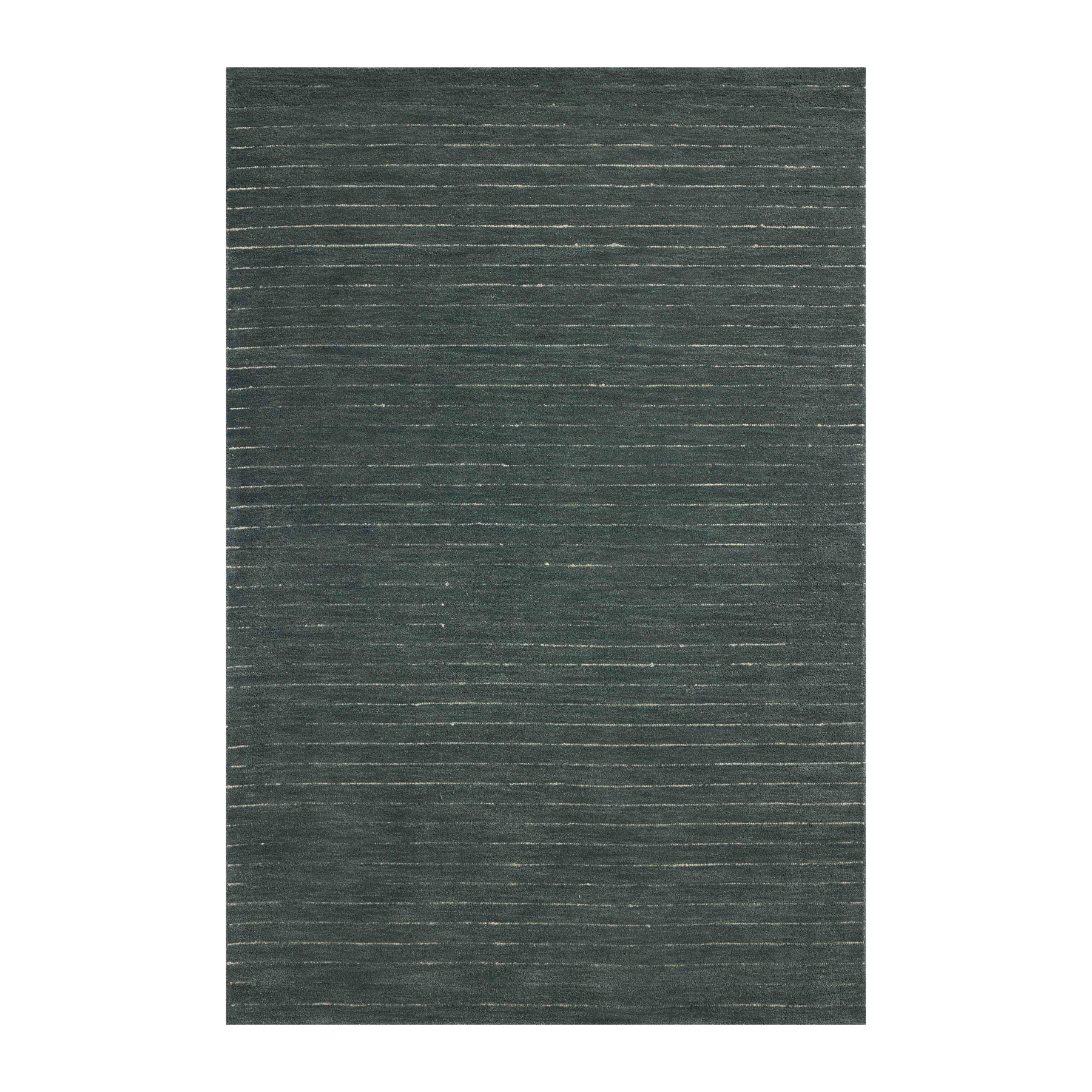 Chris Loves Julia x Loloi Henry Denim / Ivory Rug RUGS - striped Loloi 18" x 18" Sample