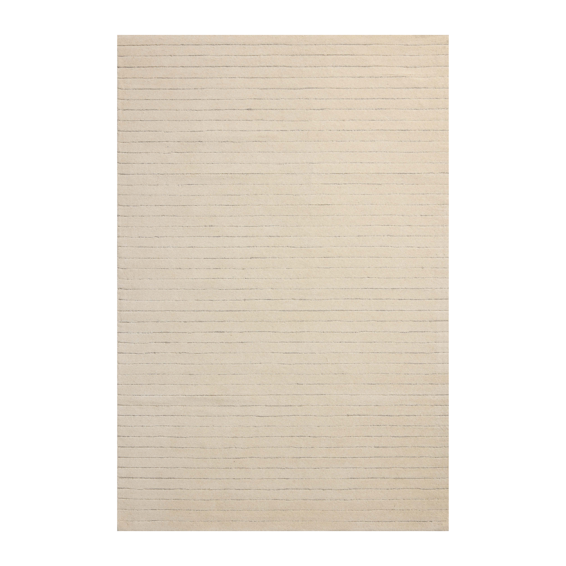 Chris Loves Julia x Loloi Henry Ivory / Dove Rug RUGS - striped Loloi 18" x 18" Sample
