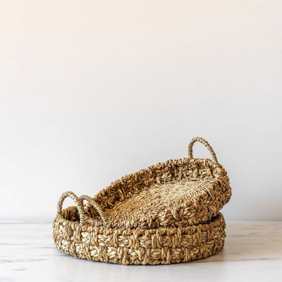 Seagrass Woven Tray - Rug & Weave