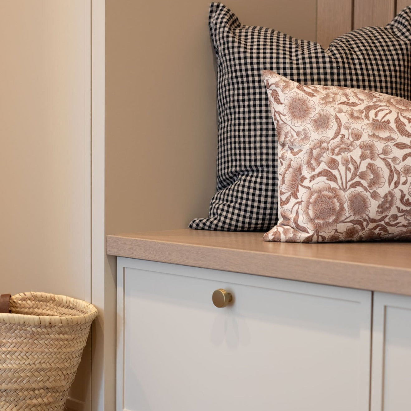 Edith Pillow Cover 1 - PILLOWS - Thai - neutral Rug & Weave Pillows