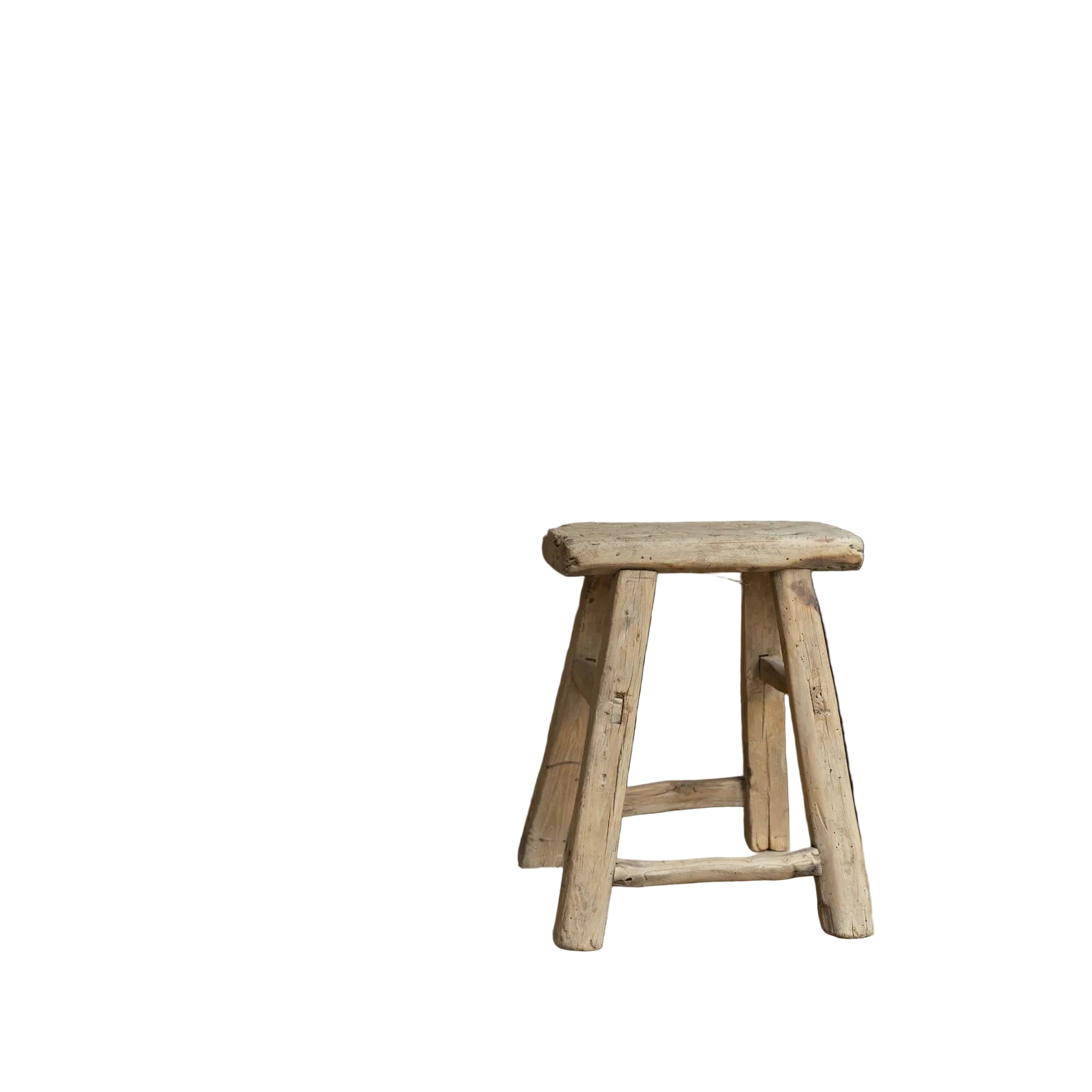 Mable Vintage Stool - Natural 0-VINTAGE - stool Hauer Market