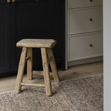Mable Vintage Stool - Natural