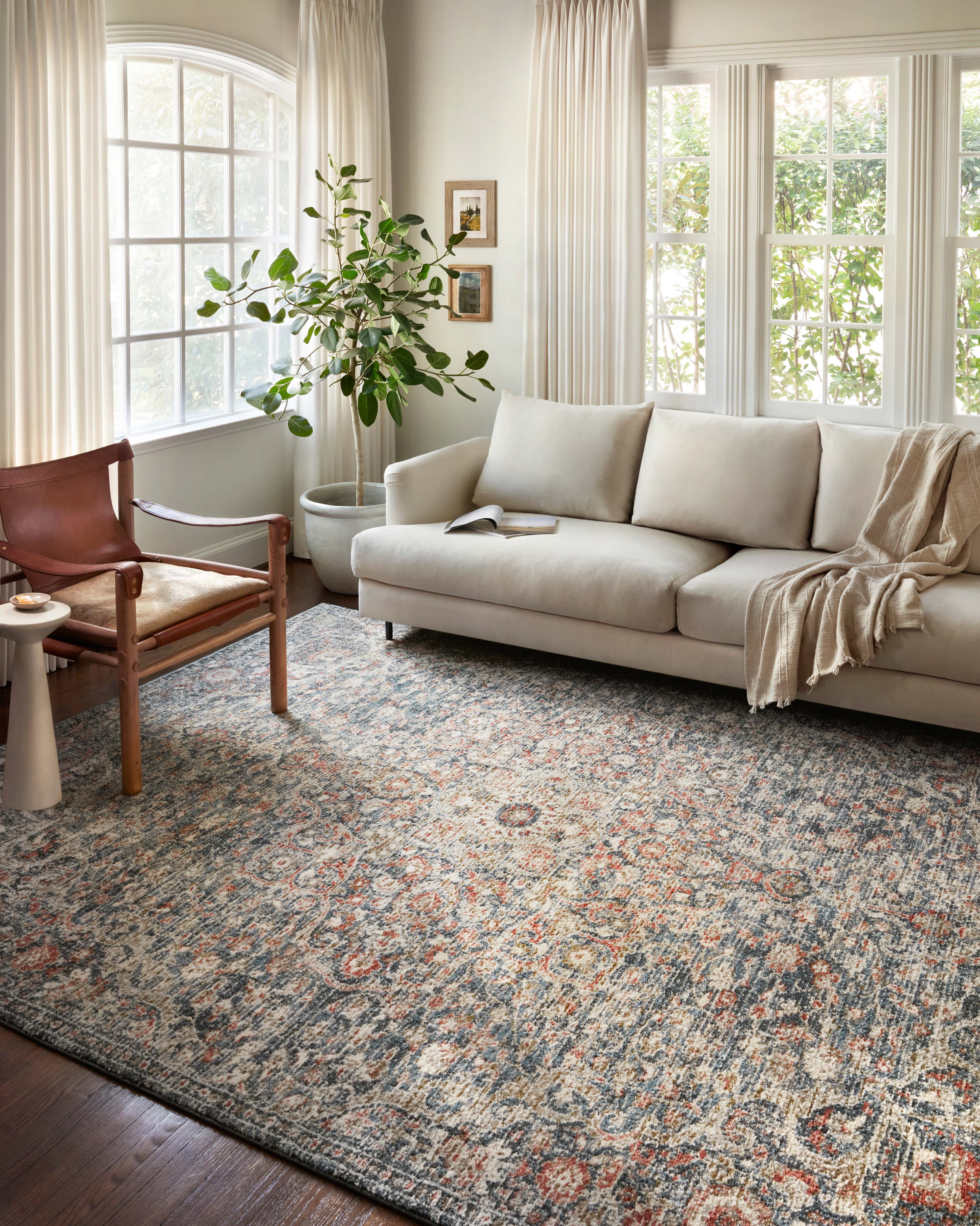 Loloi Saban Blue / Spice Rug Loloi