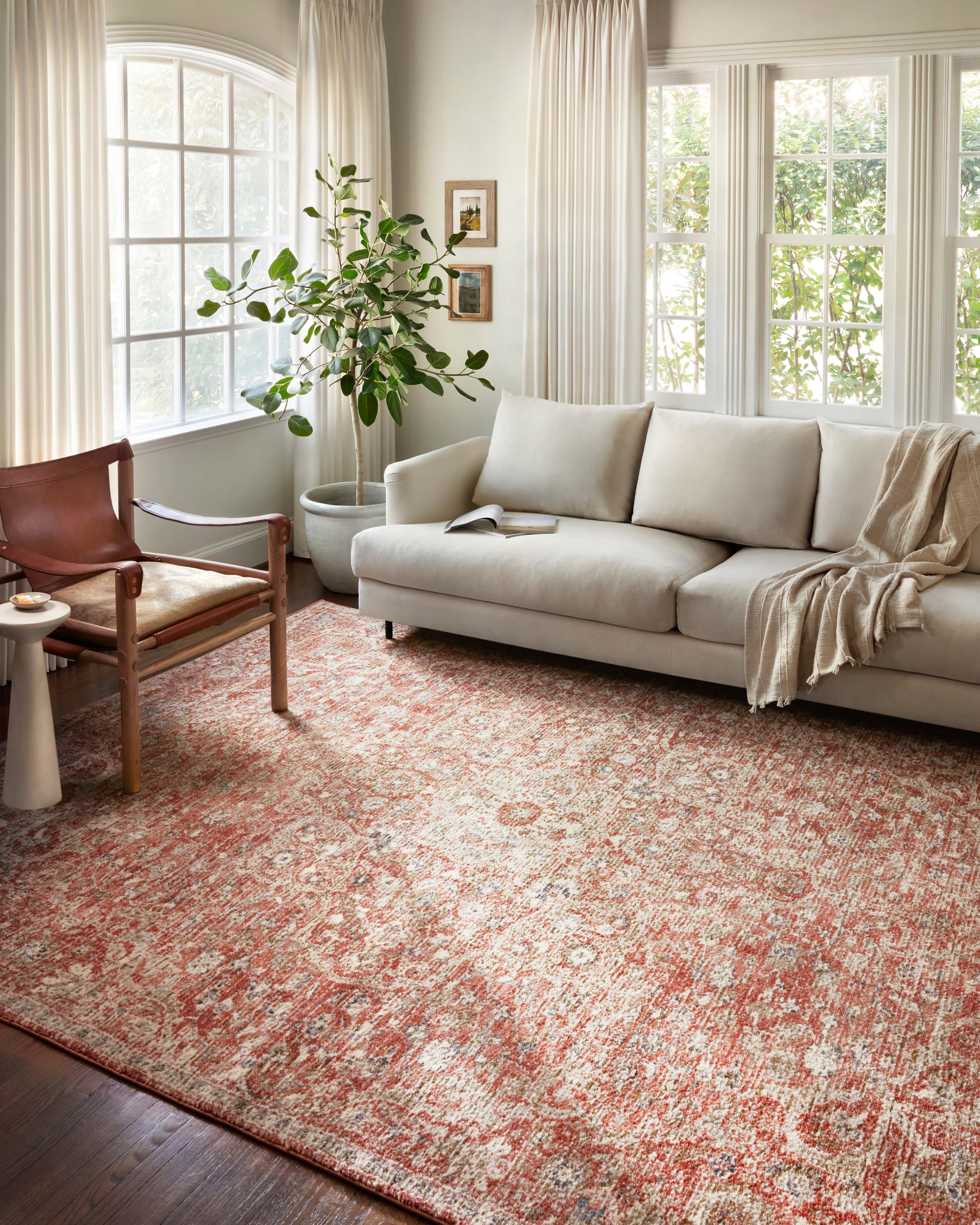 Loloi Saban Rust / Beige Rug Loloi