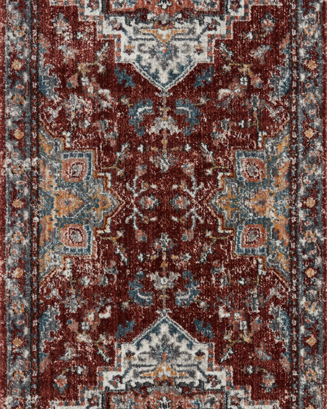 Loloi Samra Brick / Grey Rug Loloi