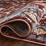Loloi Samra Brick / Grey Rug Loloi