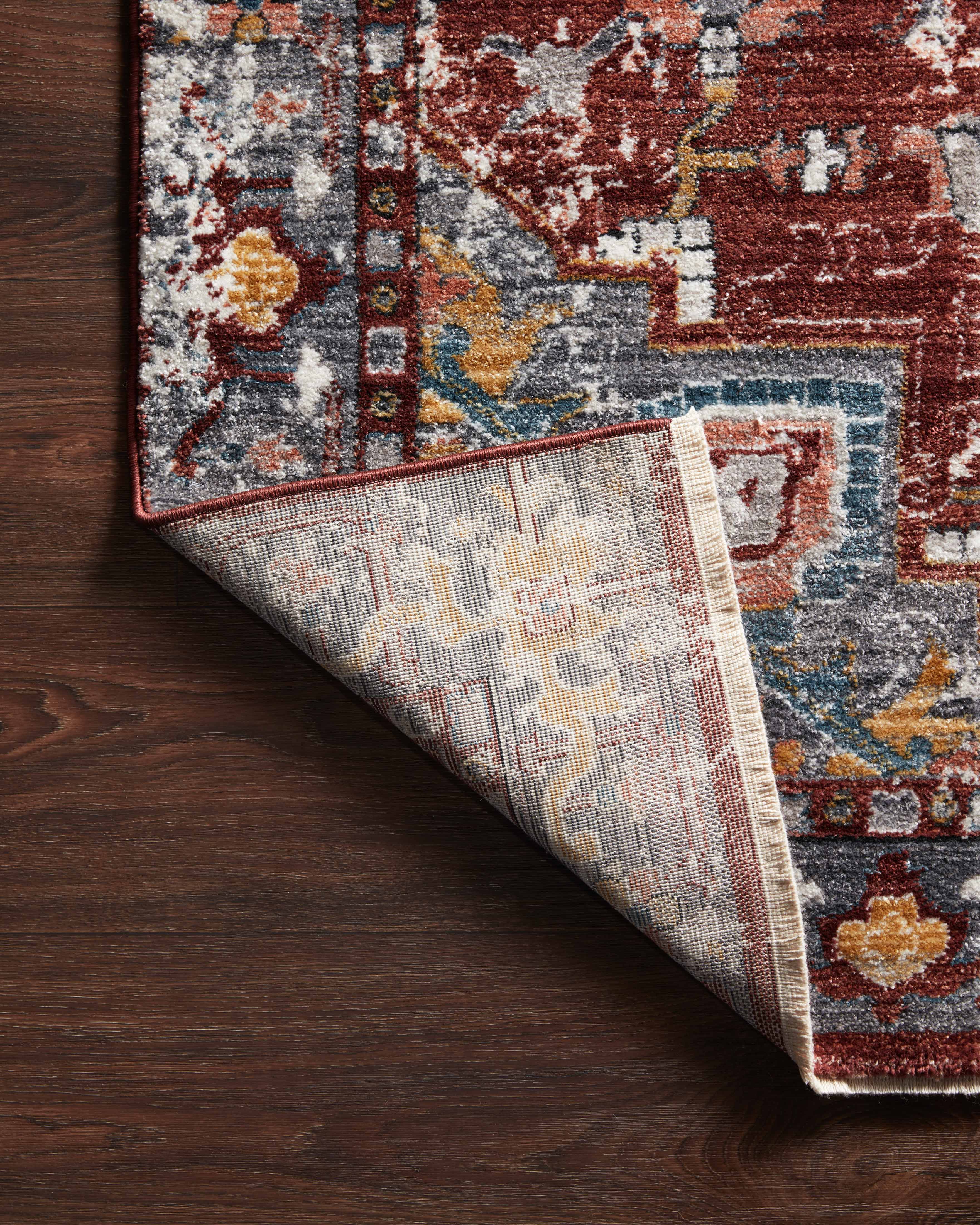 Loloi Samra Brick / Grey Rug Loloi