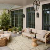 Loloi Saylor Ivory / Pebble Indoor/Outdoor Rug RUGS - synthetic Loloi