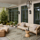 Loloi Saylor Ivory / Granite Sample Indoor/Outdoor Rug RUGS - synthetic Loloi