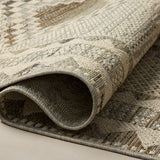 Loloi Saylor Ivory / Granite Sample Indoor/Outdoor Rug RUGS - synthetic Loloi
