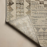 Loloi Saylor Ivory / Granite Sample Indoor/Outdoor Rug RUGS - synthetic Loloi