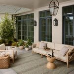 Loloi Saylor Stone / Ivory Indoor/Outdoor Rug RUGS - synthetic Loloi