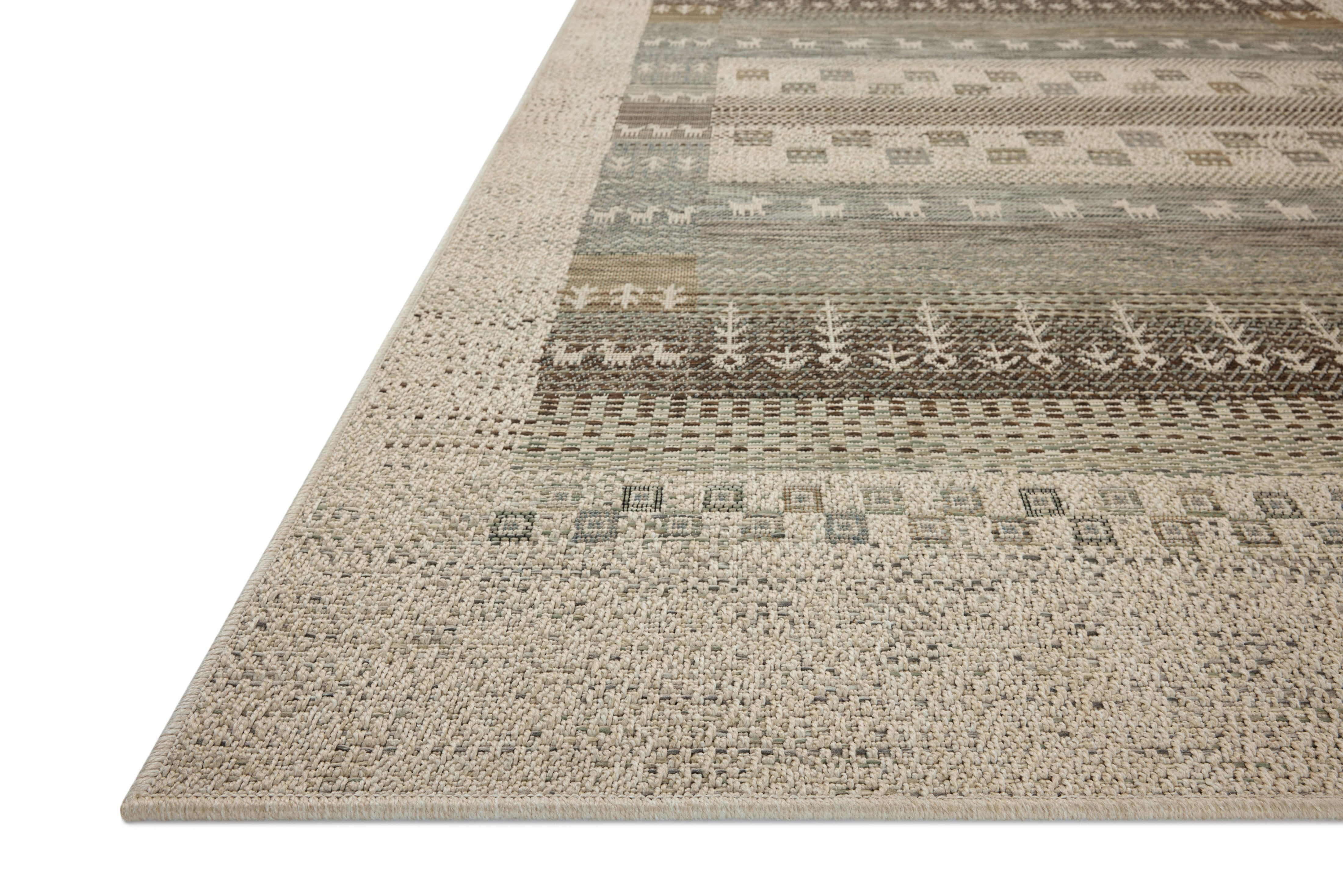 Loloi Saylor Ivory / Earth Indoor/Outdoor Rug RUGS - synthetic Loloi